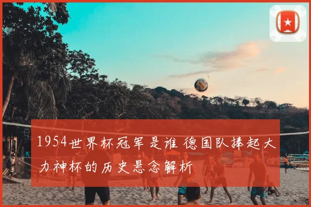 1954世界杯冠军是谁 德国队捧起大力神杯的历史悬念解析